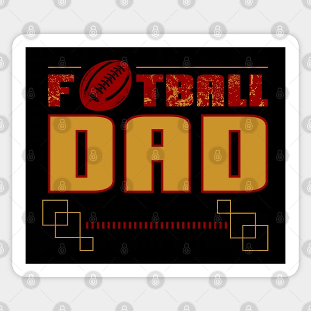 Football Dad Sticker by Aloenalone